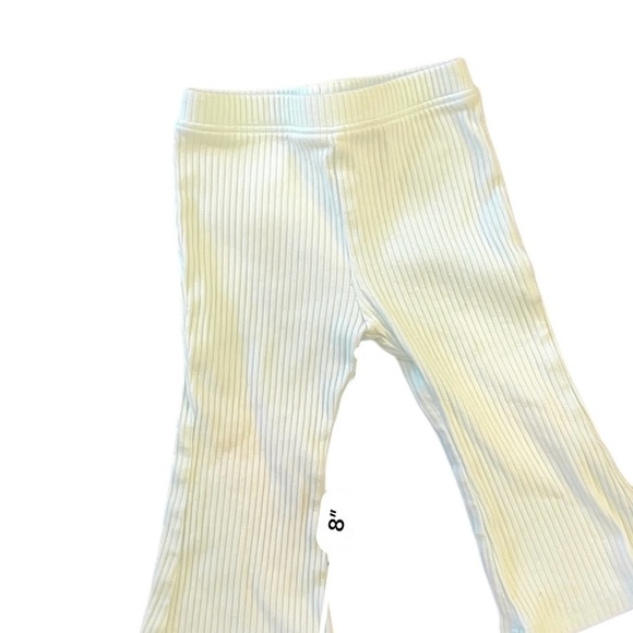 Jumping Beans light mint waffle knitted wide leg pull-on leggings Girl 12 M - Picture 9 of 9